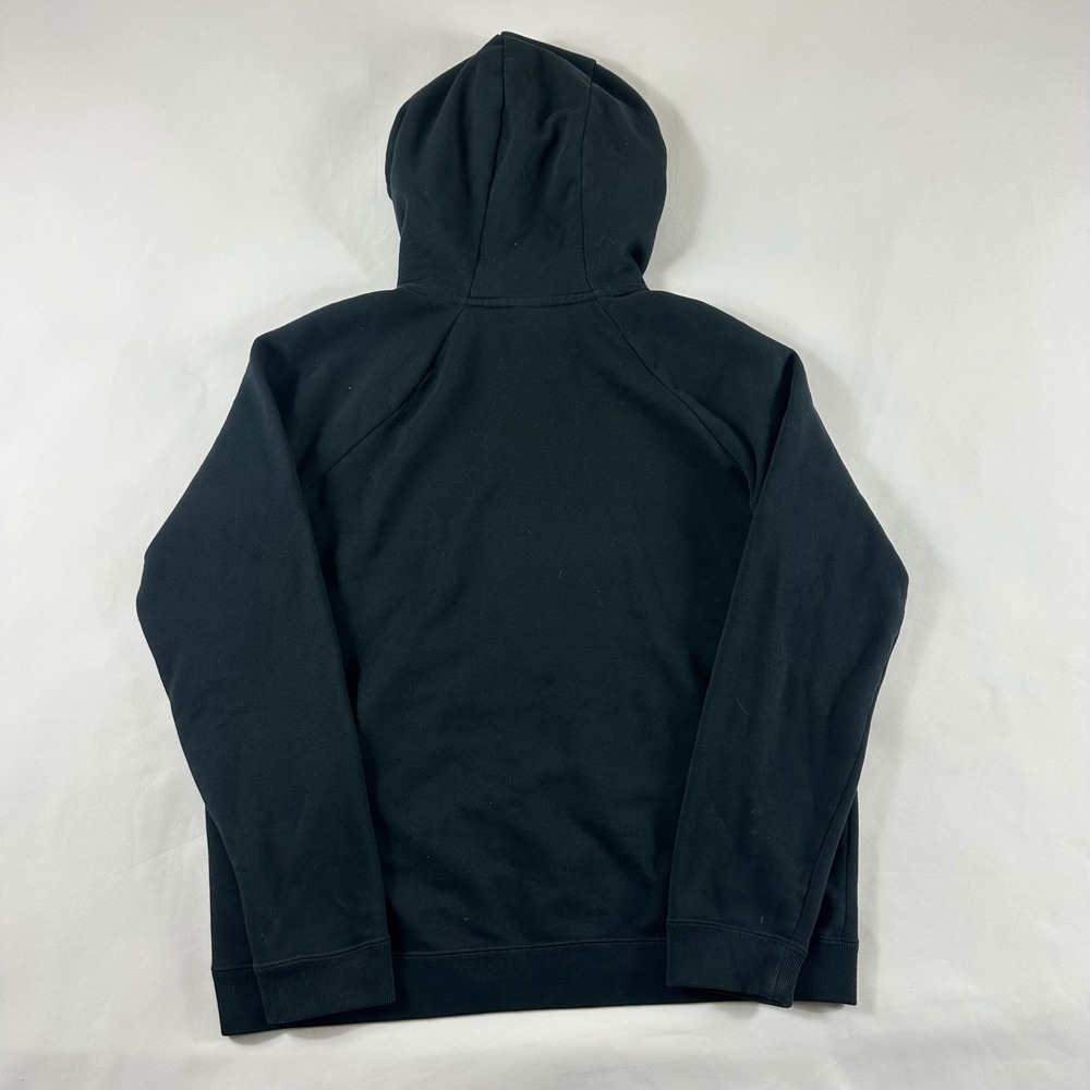 Nike Sportswear Mens Hoodie Black White‎ Futura Logo Fleece Pullover Medium M - Picture 7 of 7